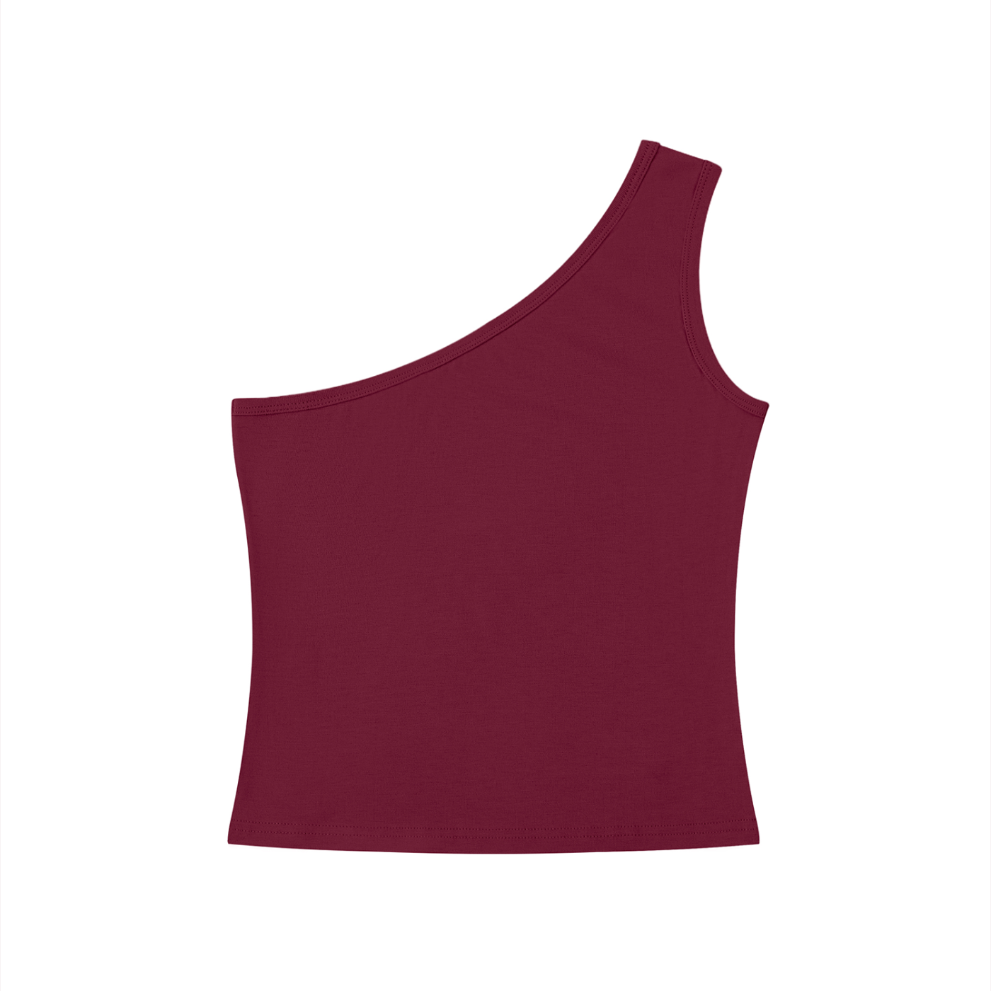 One-Shoulder Crop T-Shirt