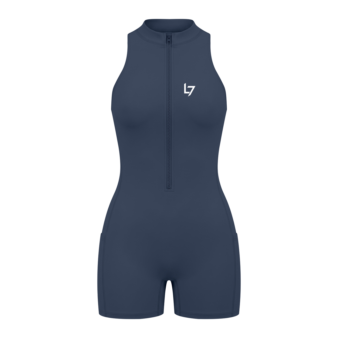 Women’s Quarter-Zip Yoga Romper