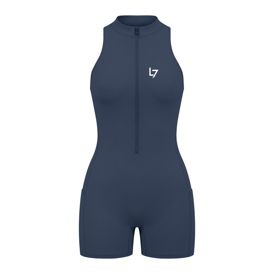 Women’s Quarter-Zip Yoga Romper